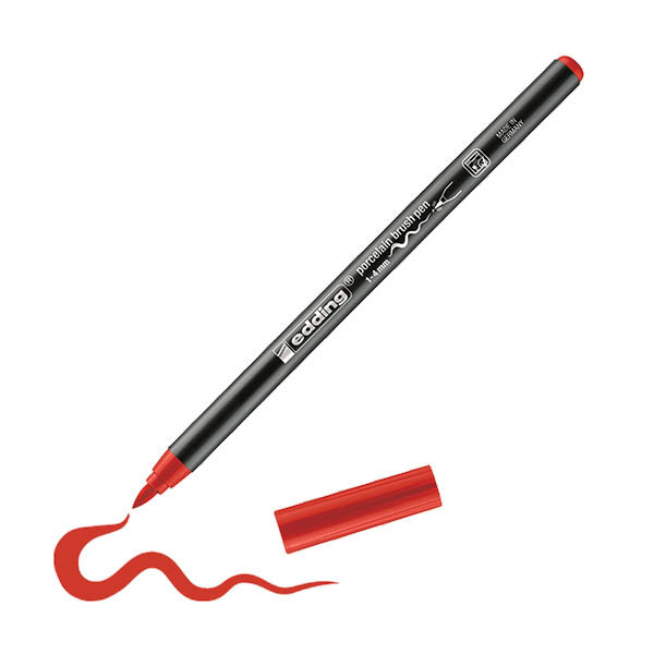 Edding 4200 red porcelain brush pen 239286 - 1