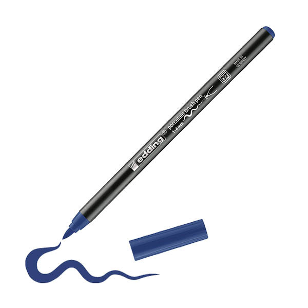 Edding 4200 steel blue porcelain brush pen 239297 - 1