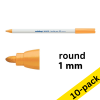 Edding 4600 neon orange textile marker (10-pack) 239855 - 1