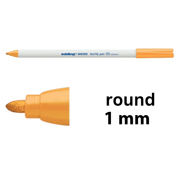 Edding 4600 neon orange textile marker 4-4600066 200913 - 1