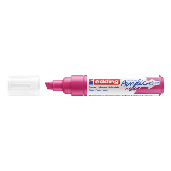 Edding 5000 magenta acrylic marker (5mm - 10mm chisel) 4-5000909 240143 - 1