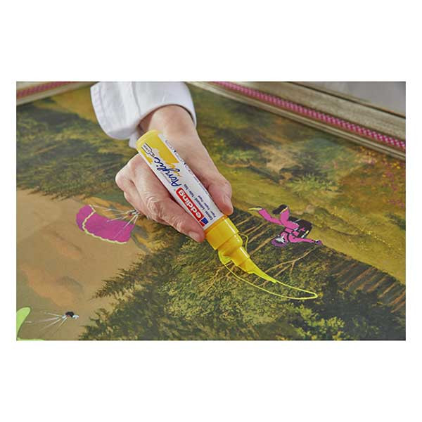 Edding 5000 traffic yellow acrylic marker (5mm - 10mm chisel) 4-5000905 240140 - 2