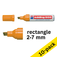 Edding 500 orange permanent marker (10-pack)