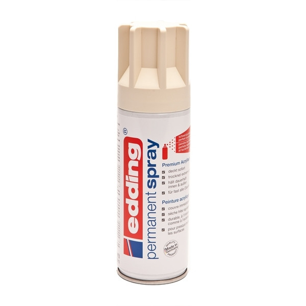 Edding 5200 light ivory matte permanent acrylic spray paint (200ml) 4-5200920 239064 - 1