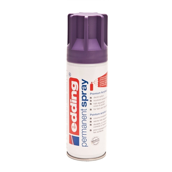 Edding 5200 lilac matte permanent acrylic spray paint (200ml) 4-5200908 239052 - 1