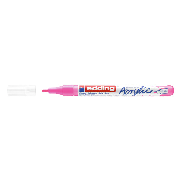 Edding 5300 neon pink acrylic marker (1mm - 2mm round) 240186 - 1