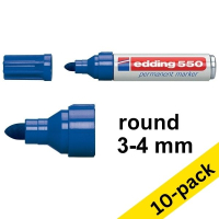 Edding 550 blue permanent marker (10-pack)  239506