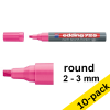 Edding 725 neon pink board marker (10-pack) 239895 - 1