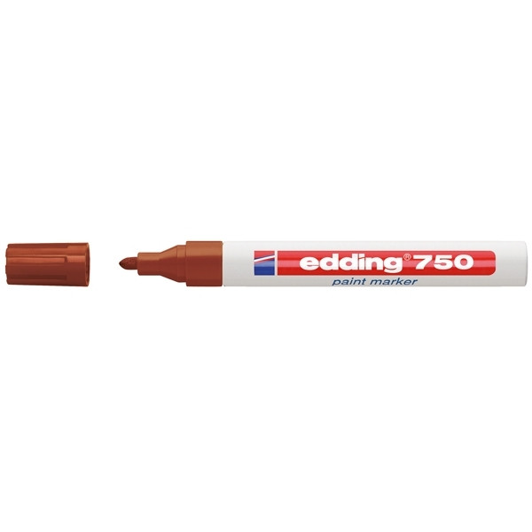 Edding 750 brown paint marker (2mm - 4mm round) 4-750-9-007 200580 - 1