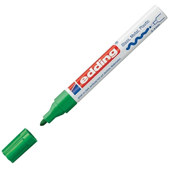 Edding 750 green gloss paint marker (2mm - 4mm round) 4-750-9-004 240503 - 1