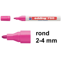 Edding 750 pink marker (2mm - 4mm round) (10-pack)