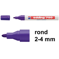 Edding 750 violet marker (2mm - 4mm round) (10-pack)  239450