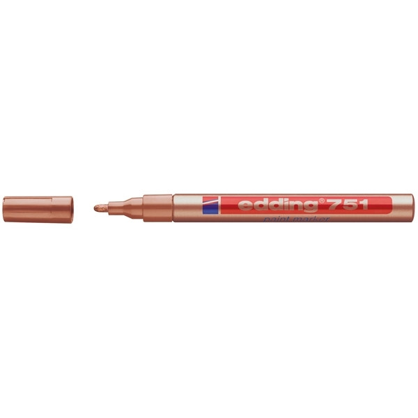 Edding 751 copper gloss paint marker (1mm - 2mm round) 4-751-9-055 200622 - 1