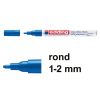 Edding 751 gloss paint marker blue (1 - 2 mm round) (10-pack)