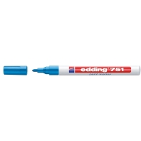 Edding 751 light blue gloss paint marker (1mm - 2mm round) 4-751-9-010 200614