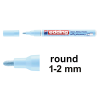 Edding 751 pastel blue gloss paint marker (1mm - 2mm round) 4-751-9-139 239377