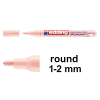 Edding 751 pastel pink gloss paint marker (1mm - 2mm round)