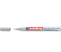 Edding 751 silver gloss paint marker (1mm - 2mm round) 4-751-9-054 240516