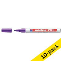 Edding 751 violet gloss paint marker (1mm - 2mm round) (10-pack)  239464