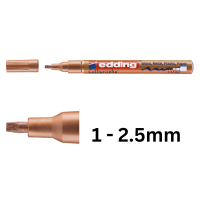 Edding 753 copper calligraphy gloss paint marker (1mm - 2.5mm) 4-753055 239384