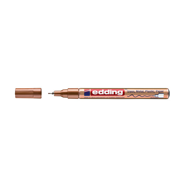 Edding 780 copper gloss paint marker (0.8mm round) 4-780-9-055 200638 - 1