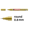 Edding 780 gold gloss paint marker (0.8mm round) 4-780-9-053 200631 - 1