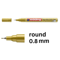 Edding 780 gold gloss paint marker (0.8mm round) 4-780-9-053 200631