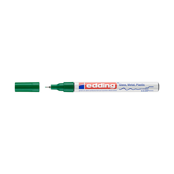 Edding 780 green gloss paint marker (0.8mm round) 4-780-9-004 200630 - 1
