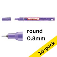 Edding 780 metallic purple gloss paint marker (0.8mm round) (10-pack)  239559