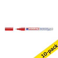 Edding 780 red gloss paint marker (0.8mm round) (10-pack)
