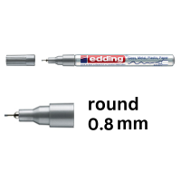 Edding 780 silver gloss paint marker (0.8mm round) 4-780-9-054 200633