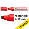 Edding 800 red permanent marker (10-pack) 239436 - 1