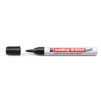 Edding 8300 black industrial permanent marker, 1.5mm-3mm round 4-8300001 239308