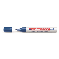 Edding 8300 blue industrial permanent marker, 1.5mm - 3mm round (10-pack) 239548