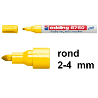 Edding 8750 industrial paint marker yellow (2 - 4 mm round)(10-pack)