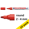 Edding 8750 red industrial paint marker (10-pack) 239423 - 1