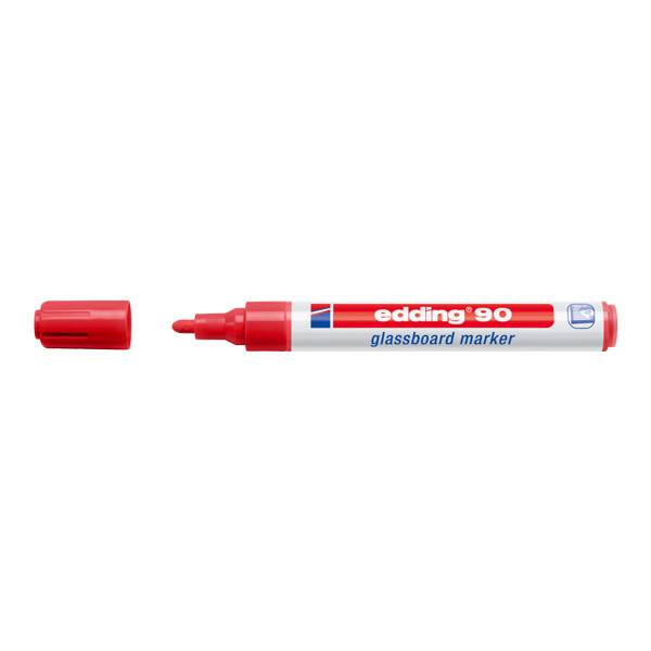 Edding 90 red glassboard marker (2mm - 3mm round) 4-90002 200982 - 1