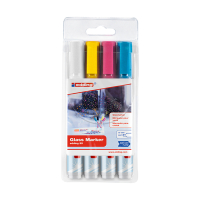 Edding 95 glassboard marker assorted light colours (1.5mm - 3mm round) (4-pack) 4-95-4-099 240592