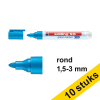 Edding 95 light blue glassboard marker (1.5mm - 3mm round) (10-pack) 240597 - 1