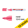 Edding 95 pink glassboard marker (1.5mm - 3mm round) (10-pack) 240596 - 1