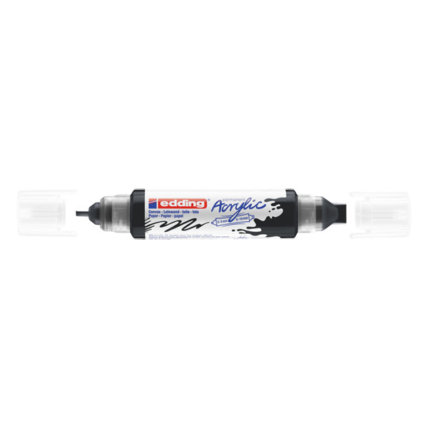 Acrylic double marker 2 - 3 mm / 5 - 10mm | Edding 5400 | deep black 240208 - 1
