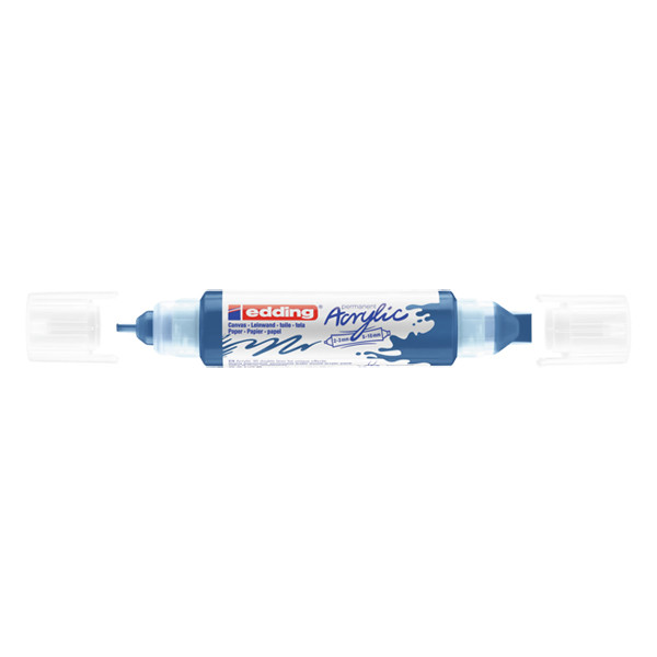 Acrylic double marker 2 - 3 mm / 5 - 10mm | Edding 5400 | gentian blue 240210 - 1