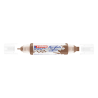 Acrylic double marker 2 - 3 mm / 5 - 10mm | Edding 5400 | hazelnut | 10-pack