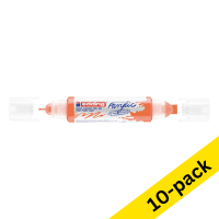 Acrylic double marker 2 - 3 mm / 5 - 10mm | Edding 5400 | neon orange | 10-pack