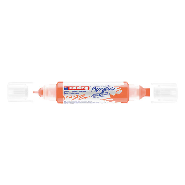 Acrylic double marker 2 - 3 mm / 5 - 10mm | Edding 5400 | neon orange 240205 - 1