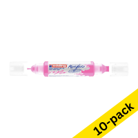 Acrylic double marker 2 - 3 mm / 5 - 10mm | Edding 5400 | neon pink | 10-pack