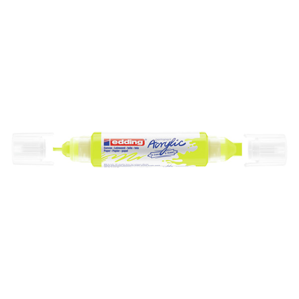 Acrylic double marker 2 - 3 mm / 5 - 10mm | Edding 5400 | neon yellow 240204 - 1
