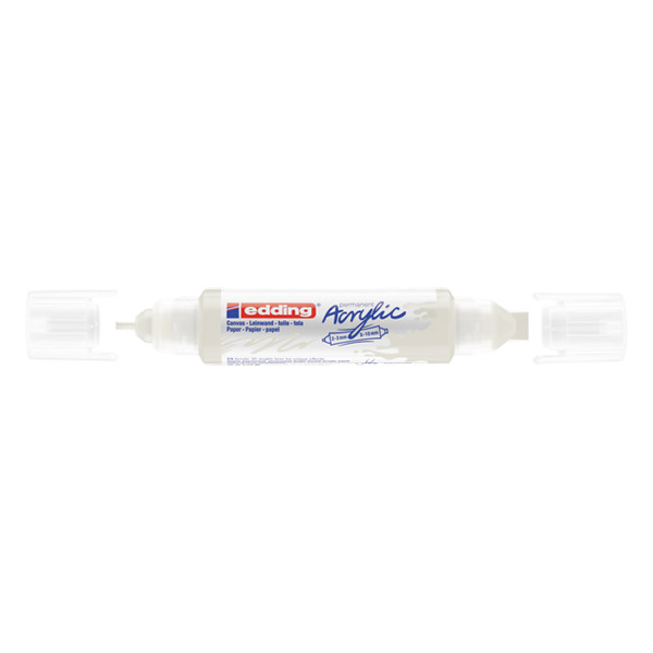 Acrylic double marker 2 - 3 mm / 5 - 10mm | Edding 5400 | traffic white | 10-pack 240319 - 1