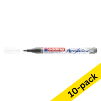 Acrylic marker 1 - 2mm | Edding 5300 | anthracite | 10-pack