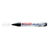 Acrylic marker 2 - 3mm | Edding 5100 | deep black | 10-pack